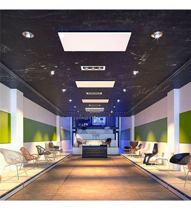 Cassette chauffante plafond 160W 60x60 cm avec boitier de raccordement 230 V pour plafond chauffant