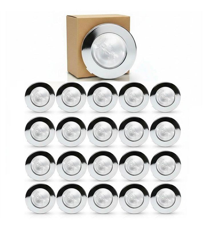 Lot de 5 Spots encastrables pour mobilier G4 12V – Compatibles LED