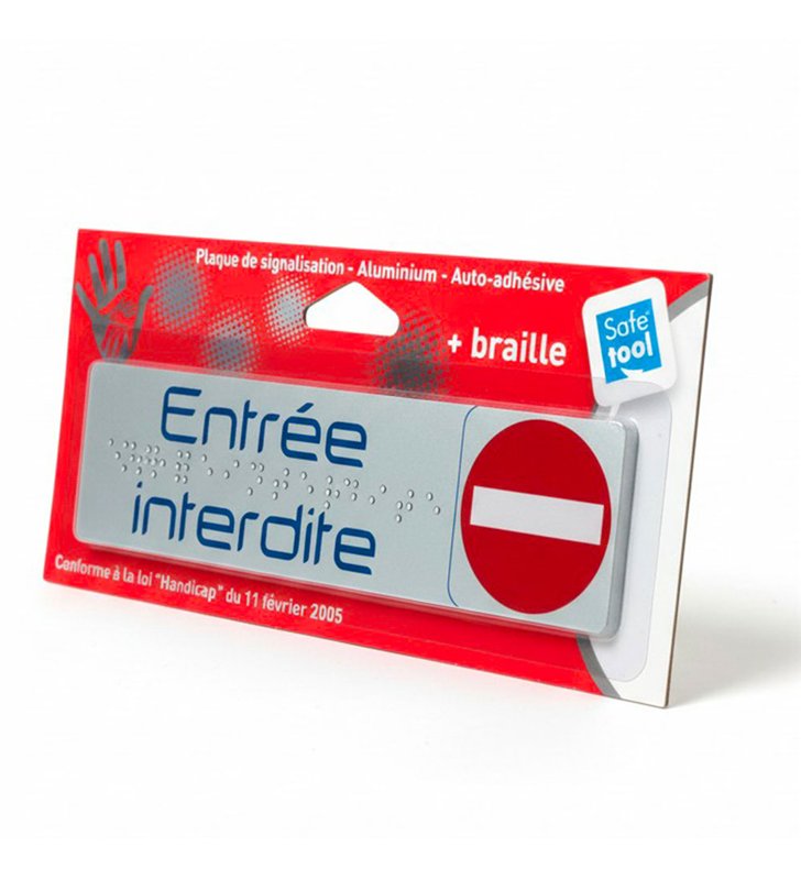 Lot de 2 Plaque de Porte Adhesive 170x45 mm – signaletique en aluminium Brosse