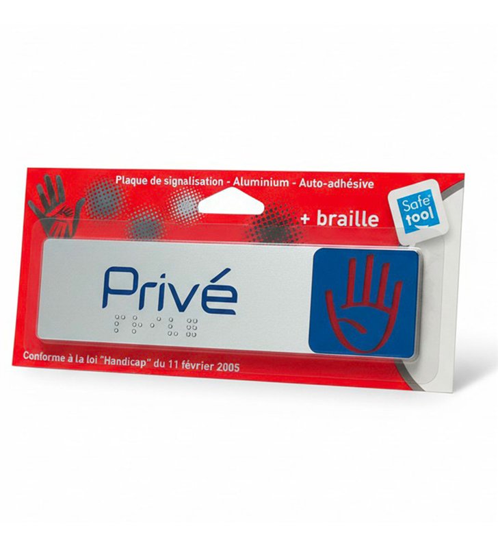 Lot de 2 Plaque de Porte Adhesive 170x45 mm – signaletique en aluminium Brosse