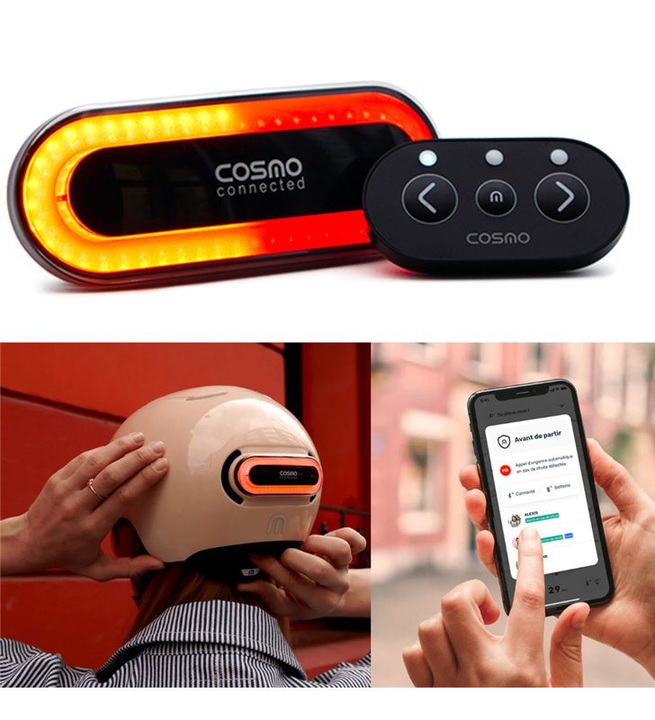 Sac a dos Delsey Securain connecte avec eclairage Cosmo Ride