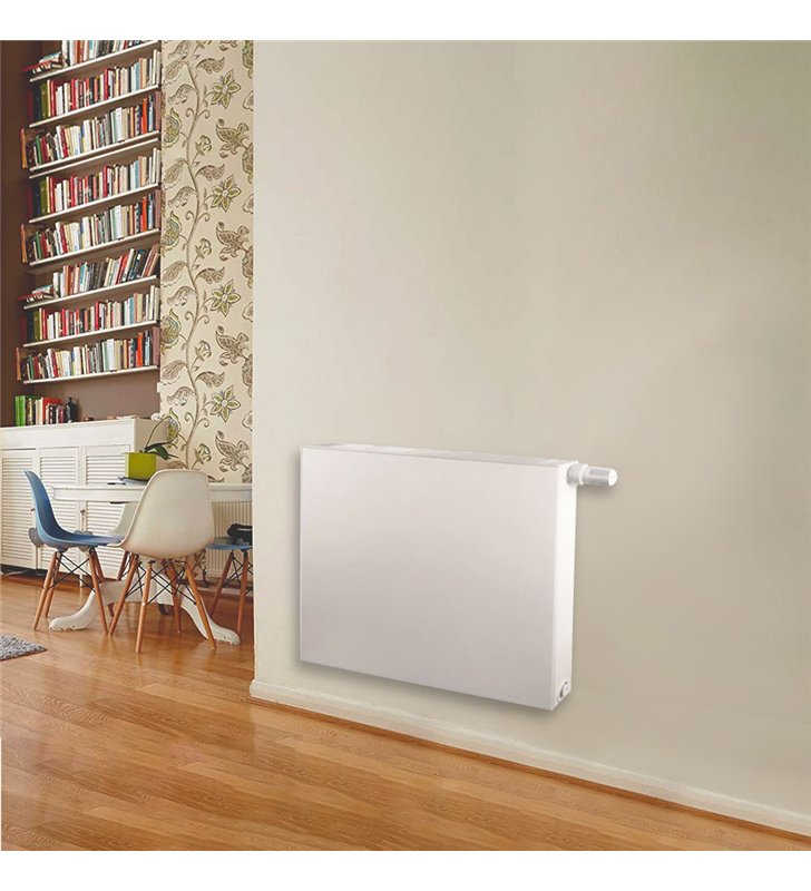 Radiateur décor eau chaude De Dietrich T22 IHCP 60x70 cm 517 W façade plane raccordement central bas