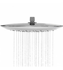 Pomme de Douche Carrée 25x25 cm 1 Jet Anti-Calcaire Économie d\'Eau