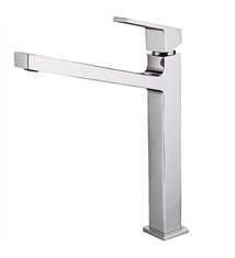 Robinet de cuisine mitigeur pour évier chromé brillant 33 cm avec Aérateur anti-calcaire