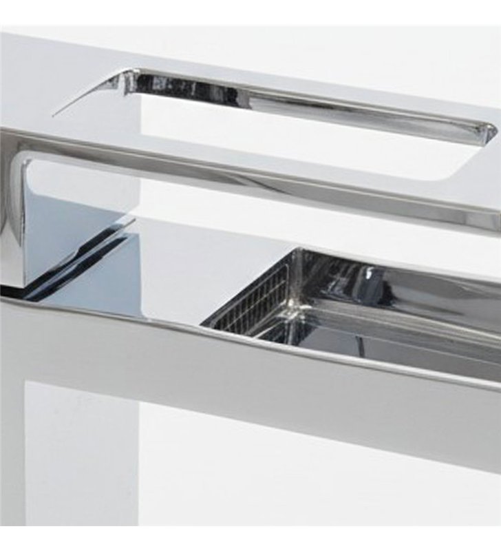Robinet mitigeur cascade pour lavabo 16 cm chromé et compact design moderne