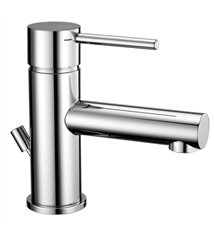 Robinet de salle de bain mitigeur pour lavabo 19 cm chromé avec aérateur anti-calcaire ecosafe