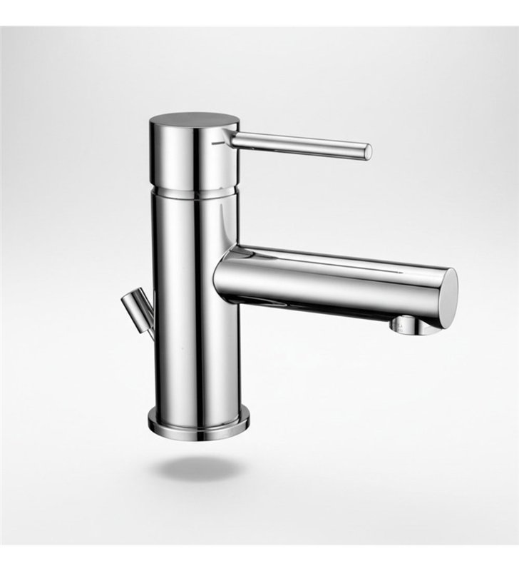 Robinet mitigeur pour lavabo 19 cm chromé avec aérateur anti-calcaire ecosafe