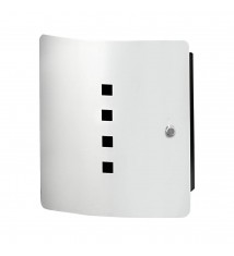 Boîte à clés BURG WÄCHTER SLOT 6204/10 Ni – Armoire murale 10 crochets en acier inoxydable
