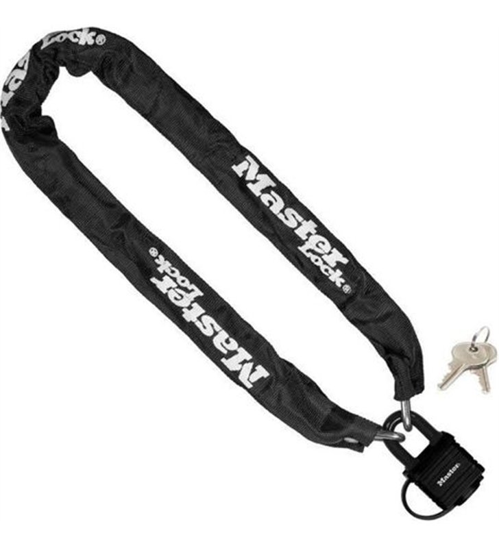 Chaine Antivol Velo avec Cadenas Master Lock 8390EURDPRO – Acier Cemente 6mm, 90cm