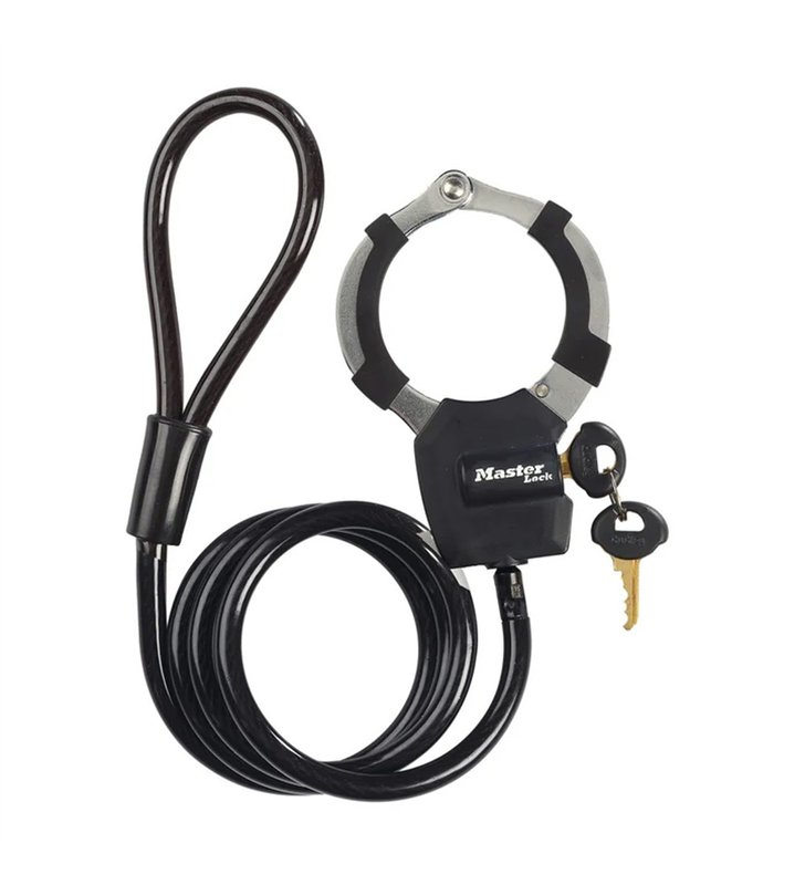 Cable Antivol Menotte Master Lock 8275EURDPROBLK Street Cuff – 1m, Noir
