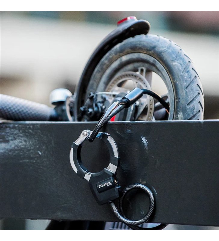 Cable Antivol Menotte Master Lock 8275EURDPROBLK Street Cuff – 1m, Noir