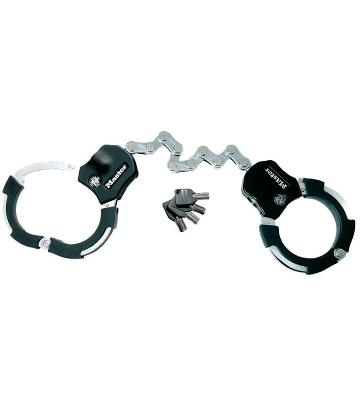 Menottes Antivol Master Lock 8290EURDPRO Street Cuff – Acier Lamine 55cm, Sold Secure Gold