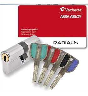 Cylindre de Haute Securite Vachette Radialis 32,5x42,5mm Double Entree