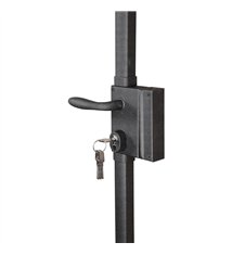Serrure en applique 3 Points Bricard 74725 A2P Tringles Telescopiques Cylindre Europeen