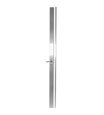Serrure Electrique en Applique DOM Metalux banDOM 300 3 Points Inox Brossé Droite Tirant Motorisée