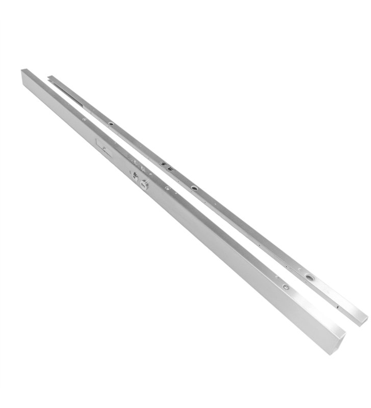 Serrure Electrique en Applique DOM Metalux banDOM 300 3 Points Inox Brossé Droite Tirant Motorisée