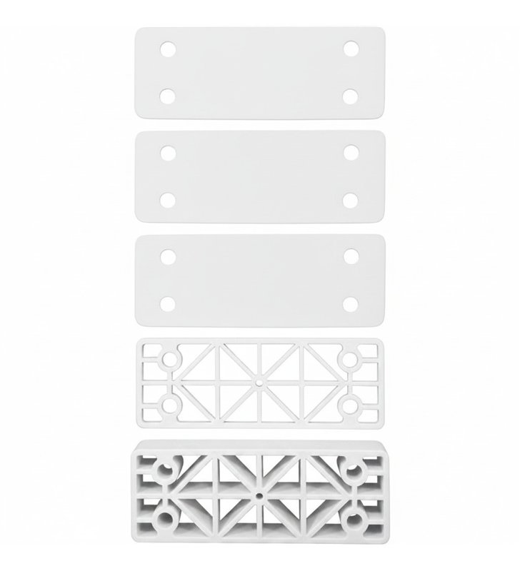 Verrou de Surete Abus V83 CB 40 – Bouton et Cylindre 40mm Blanc Vis Non Apparentes