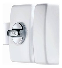 Verrou de Surete Abus V83 CB 45 W – Bouton et Cylindre 45mm Blanc Vis Non Apparentes