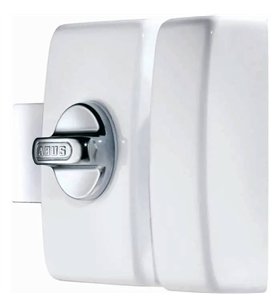 Verrou de Surete Abus V83 CB 45 W – Bouton et Cylindre 45mm Blanc Vis Non Apparentes