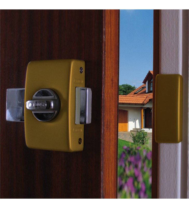 Verrou de Surete Abus VD6 CB 45 – Bouton et Cylindre 45mm Bronze 5 Cles Reversibles