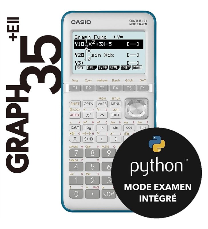 Casio Graph 35+ E II – Calculatrice Graphique Mode Examen – Constantes Physiques – Autorisee Bac