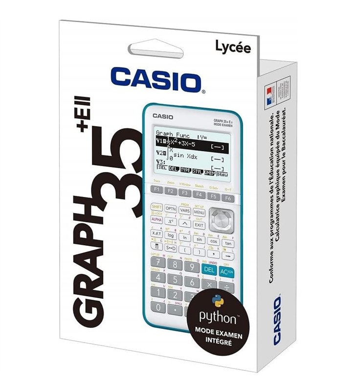 Casio Graph 35+ E II – Calculatrice Graphique Mode Examen – Constantes Physiques – Autorisee Bac