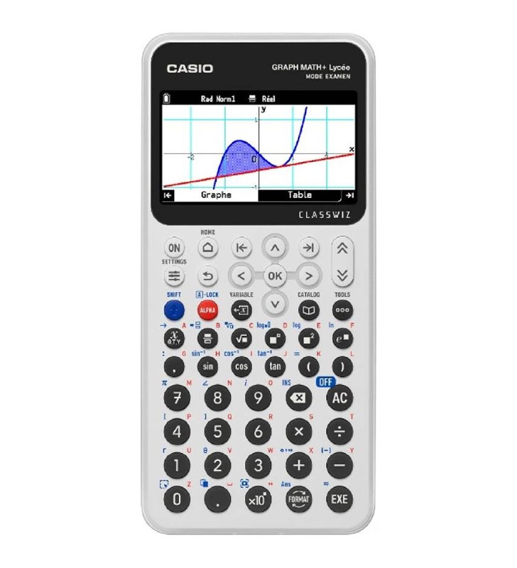 Casio Graph Math+ – Calculatrice Graphique Ecran Couleur Python Mode Examen – Autorisee Bac BTS