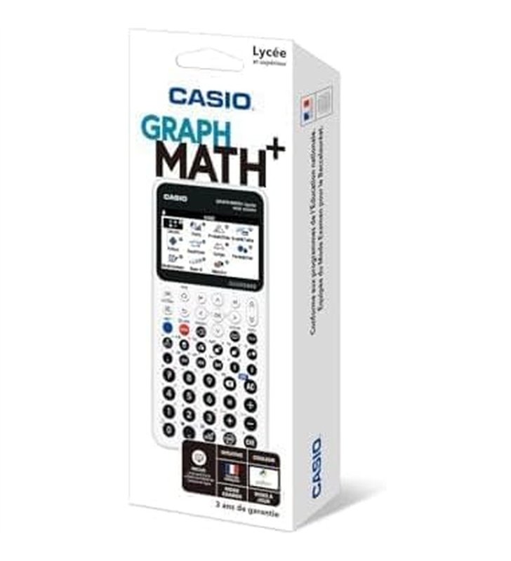 Casio Graph Math+ – Calculatrice Graphique Ecran Couleur Python Mode Examen – Autorisee Bac BTS