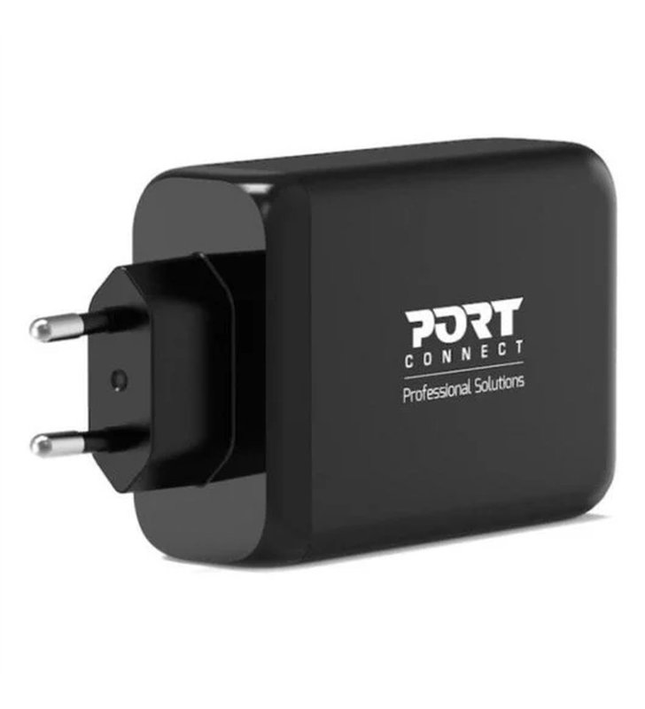 Port Connect 900107-EU – Chargeur Multi-Ports 120W USB-C USB-A Power Delivery – MacBook Surface