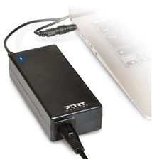 Port Connect 900007-DE – Chargeur Secteur 90W Compatible PC Portables Dell – Universel 100-240V