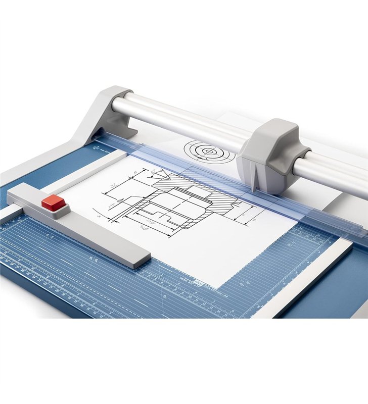 Dahle 550 – Rogneuse Rails Aluminium A4 – 20 Feuilles – Lame Interchangeable – Bureau Photo