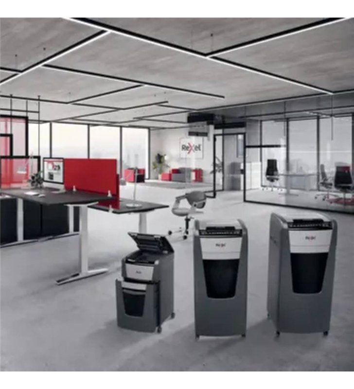 Rexel Optimum AutoFeed+ 150M 2020150XEU – Destructeur de documents Auto 150F – Corbeille 44L