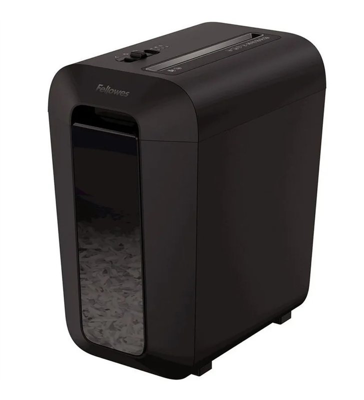 Fellowes PowerShred LX65 CRC44007 – Destructeur de documents Croise P-4/T-4 – 10 Feuilles – Corbeille 22L