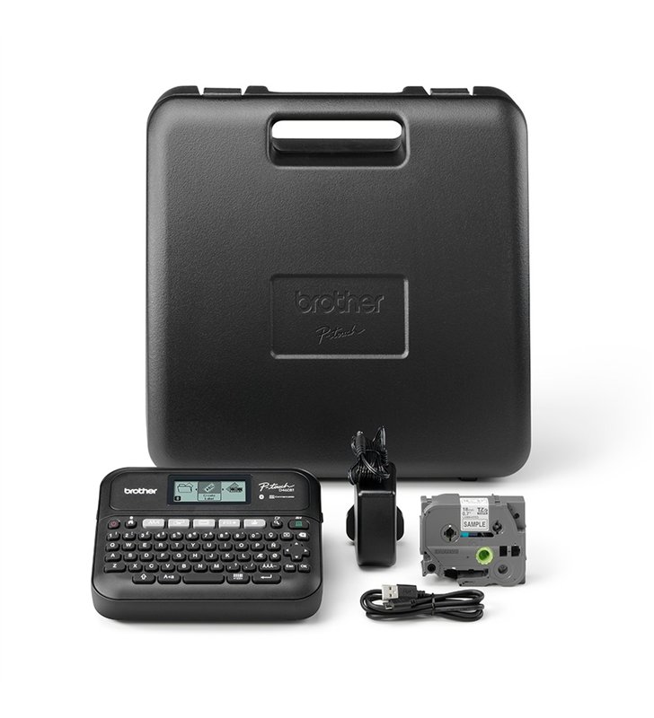 Brother P-Touch PT-D460BTVP – Etiqueteuse Compacte 24mm USB Bluetooth – Mallette Incluse