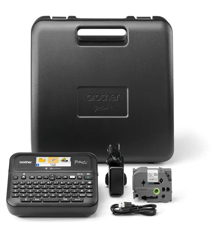 Brother P-Touch PT-D610BTVP – Etiqueteuse 36mm USB Bluetooth – LCD Couleur – Mallette Incluse