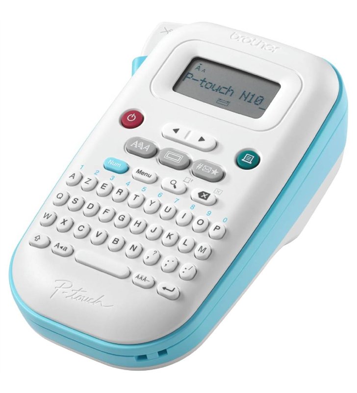 Brother P-Touch PT-N10 – Etiqueteuse Portable AZERTY LCD – Rubans Btag 12mm – Maison Bureau