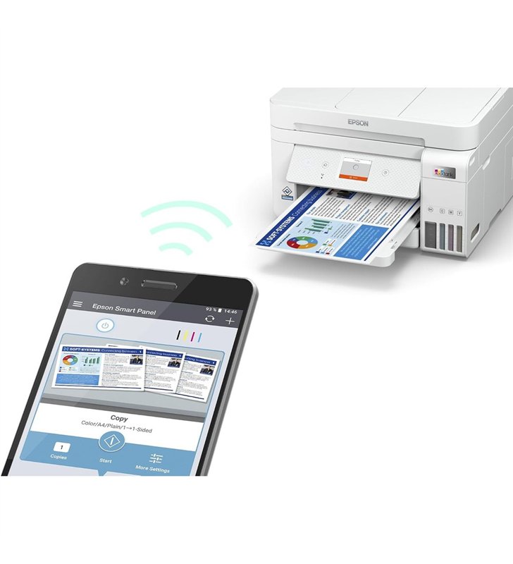 Epson EcoTank ET-4856 – Imprimante Multifonction A4 4-en-1 Reservoirs Rechargeables Wi-Fi
