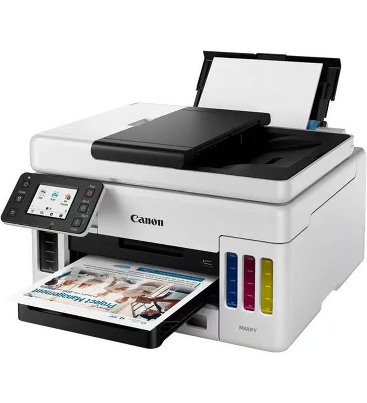 Canon MAXIFY GX6050 – Imprimante Multifonction Jet d'Encre A4 3-en-1 MegaTank – Wi-Fi Ethernet