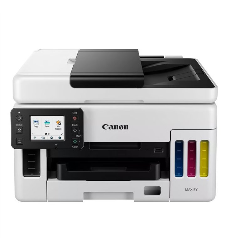 Canon MAXIFY GX6050 – Imprimante Multifonction Jet d'Encre A4 3-en-1 MegaTank – Wi-Fi Ethernet