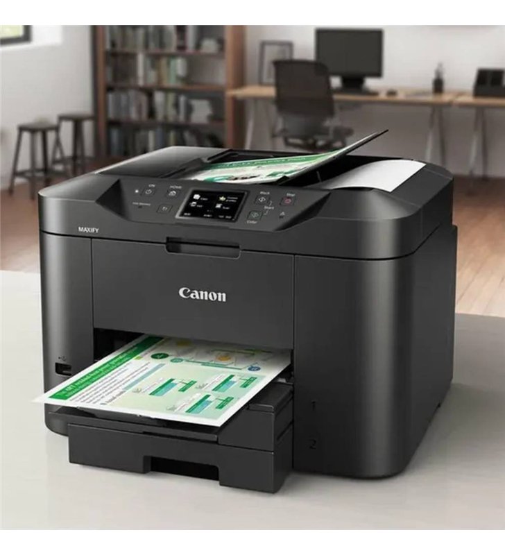 Canon MAXIFY MB2750 – Imprimante Multifonction Jet d'Encre A4 4-en-1 Wi-Fi – Double Bac 500F
