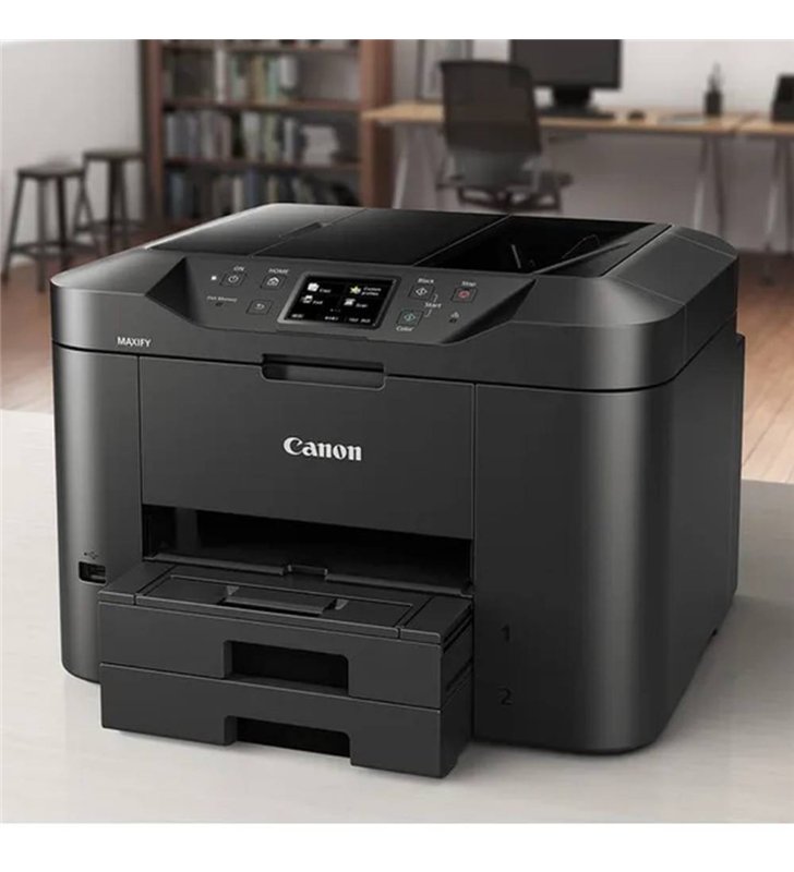 Canon MAXIFY MB2750 – Imprimante Multifonction Jet d'Encre A4 4-en-1 Wi-Fi – Double Bac 500F