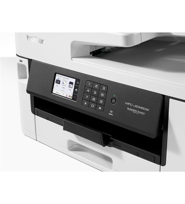 Brother MFC-J5345DW – Imprimante Multifonction Jet d'Encre A3 4-en-1 Wi-Fi – 28 ipm Recto Verso