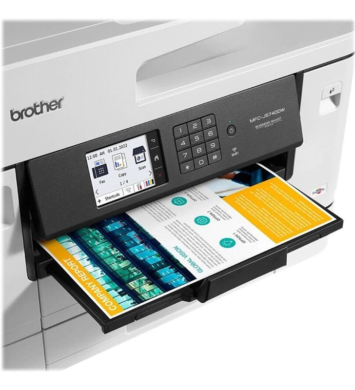 Brother MFC-J5740DW – Imprimante Multifonction Jet d'Encre A3 4-en-1 Wi-Fi Ethernet – 28 ipm