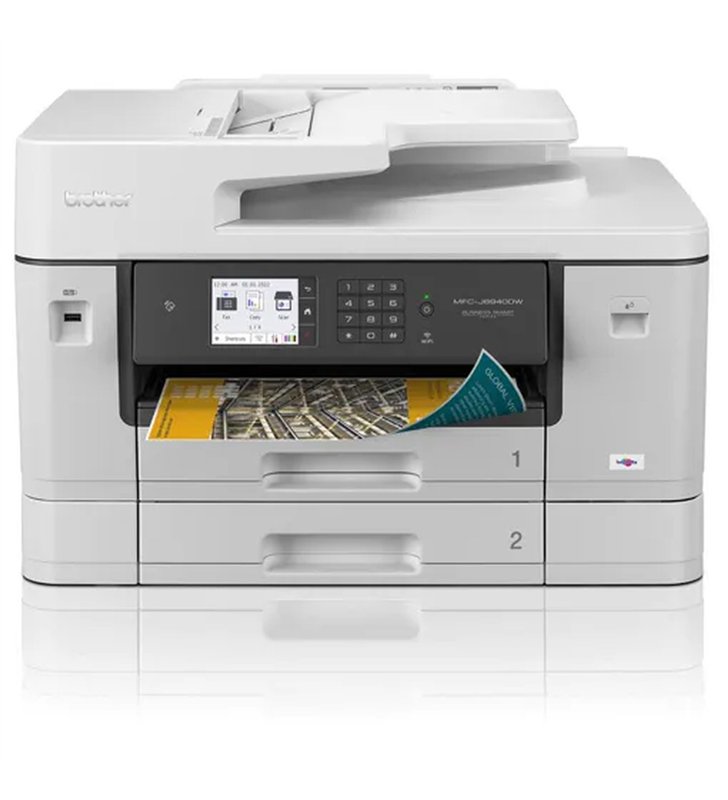 Brother MFC-J6940DW – Imprimante Multifonction Jet d'Encre A3 4-en-1 Wi-Fi NFC – Double Bac 500F