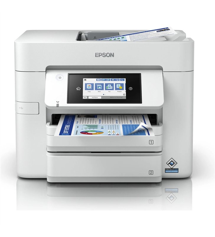 Epson WorkForce Pro WF-C4810DTWF – Imprimante Multifonction A4 4-en-1 Wi-Fi NFC – 34 ppm