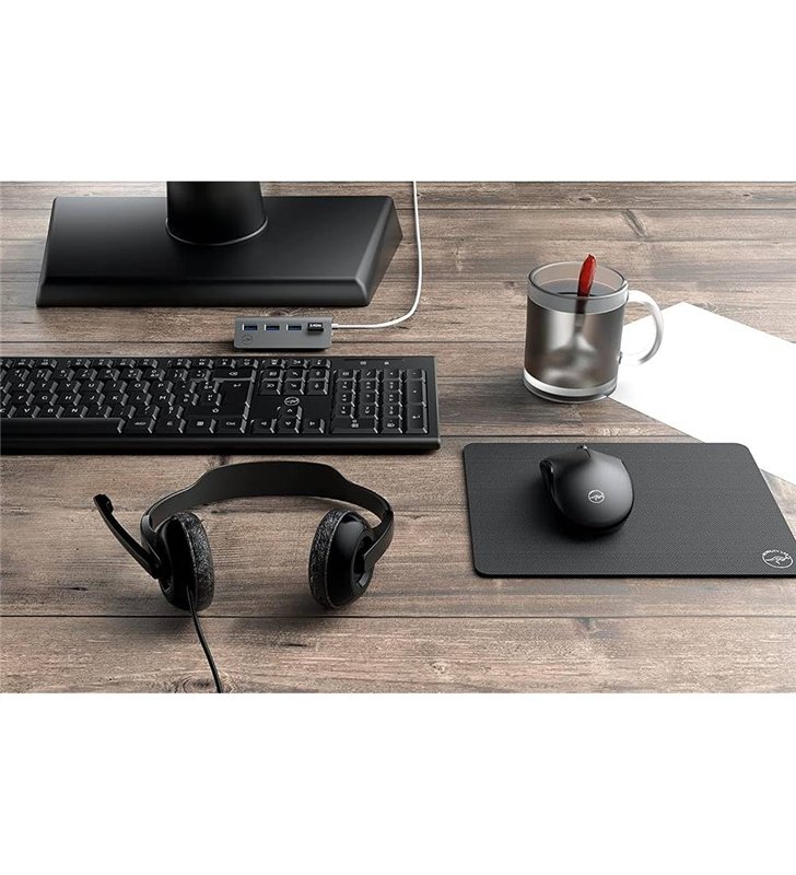 Bundle bureautique Mobility Lab ML308210 – Casque, clavier, souris, tapis de souris et hub