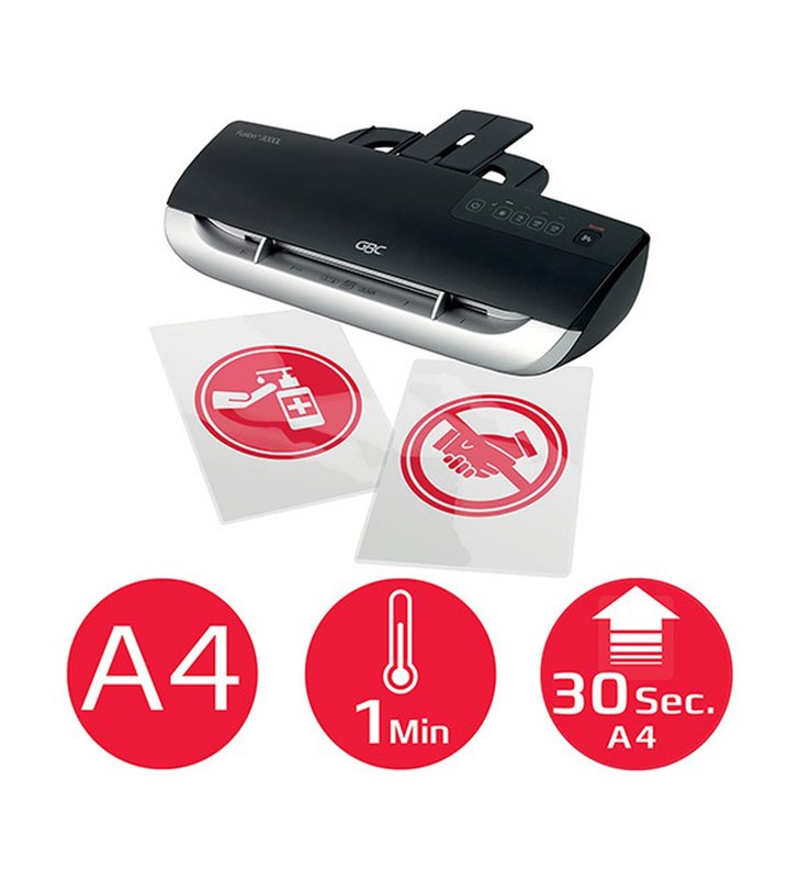 GBC Fusion 3000L – Plastifieuse Thermique A3 – Chauffe 1 Min 30 sec/Doc – 75-125 Microns