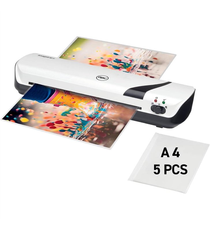 GBC Inspire+ – Plastifieuse Thermique Compacte A4 – Pochettes 80-125 Microns – Usage Occasionnel