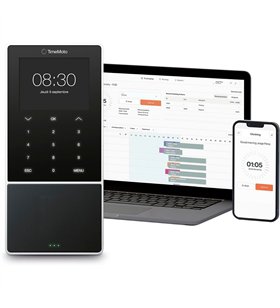 Time Moto TM-818 SC – Pointeuse Badgeuse RFID Code PIN Wi-Fi Cloud – 2000 Utilisateurs