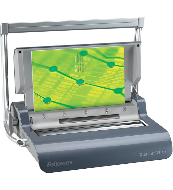 Fellowes Quasar Plus CRC56277 – Relieuse Electrique Haute Capacite A4 – 21 Trous Peigne
